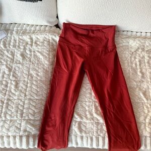 Lululemon Athletica Red Leggings